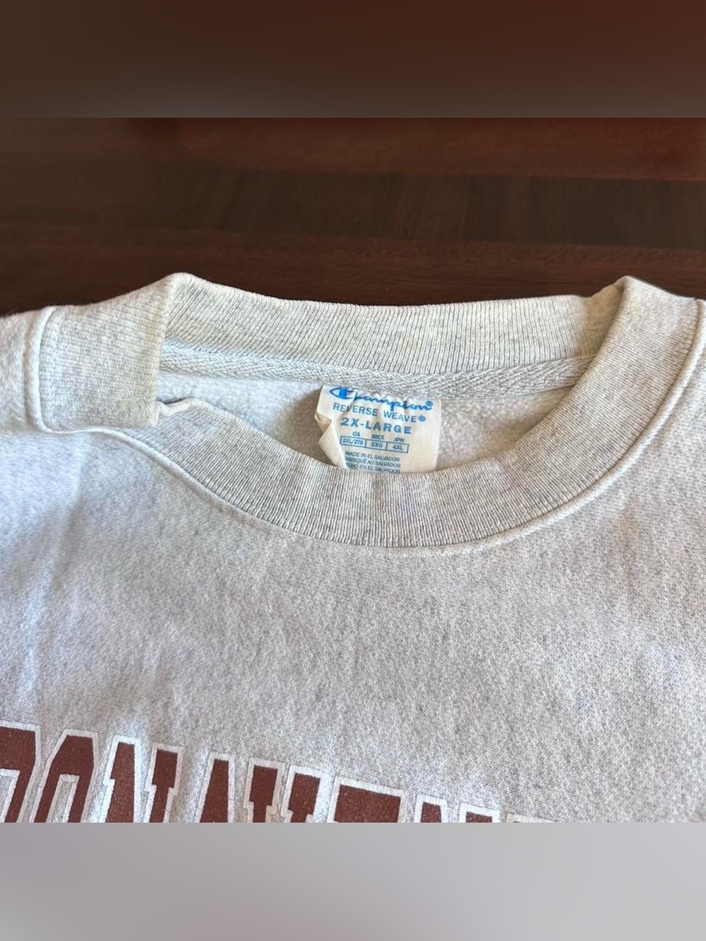 Champion Reverse Weave St. Bonaventure University Sweatshirt Men’s 2XL - Picture 4 of 6
